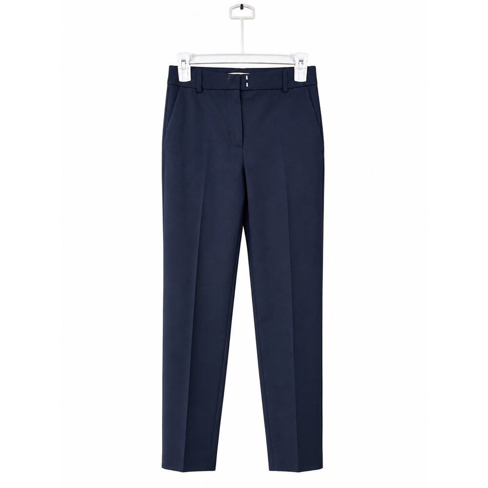 H&M Dress Pants Womens US 2 Gray Slim Ankle Career Office Stretch Trouser - Picture 1 of 8